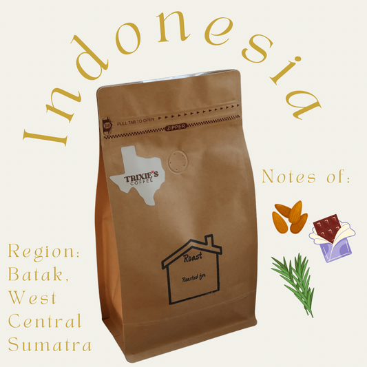 Indonesian Sumatra | Whole Beans | 16 oz | Luscious Almond, Indulgent Chocolate, Vibrant Lemongrass