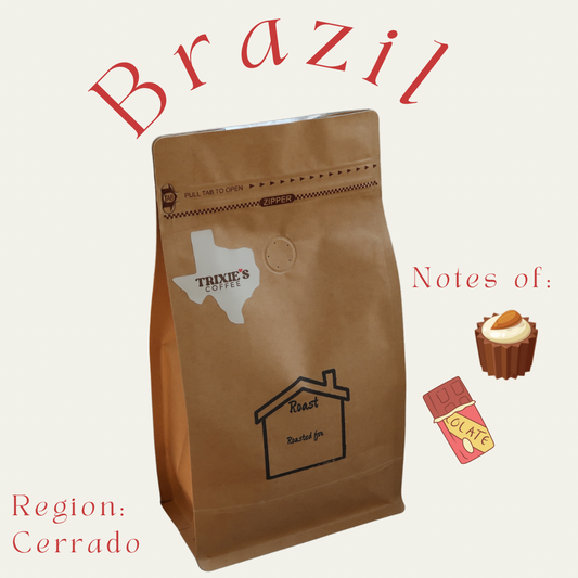 Brazilian | Whole Beans | 16 oz | Smooth Nougat, Decadent Chocolate