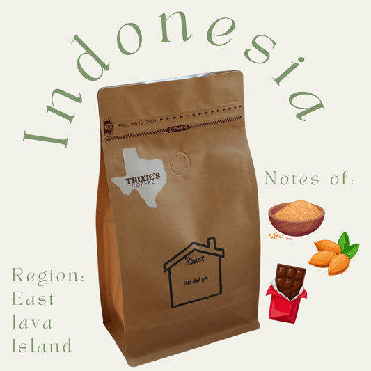 Indonesian Java | Whole Beans | 16 oz | Brown Sugar, Herbal Chocolate, Buttery Almond